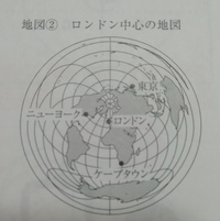 ロンドンを中心とした地図です 東西南北を教えてください 東と南 西 Yahoo 知恵袋