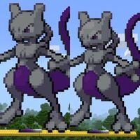 Minecraftでポケモンのミュウツーのドット絵を作りました Yahoo 知恵袋