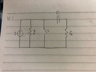 この回路の微分方程式の立て方を教えてください スイッチsを閉じた後の Yahoo 知恵袋