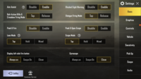 Pubgmobileのリーン撃ち設定をオンする方法がわかりません Yahoo 知恵袋