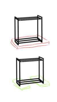水槽台の下敷きについて 60cm水槽台のスチールラックを購入す Yahoo 知恵袋