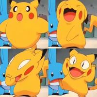 これらのピカチュウらは何のポケモンのモノマネかわかりますか Yahoo 知恵袋