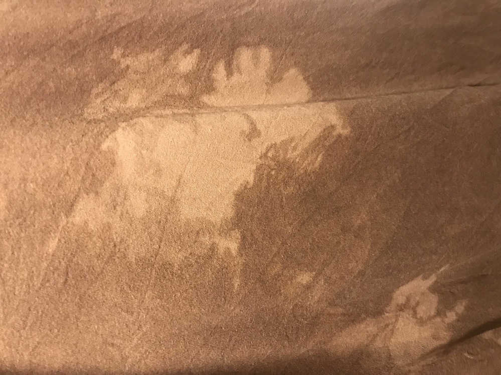 茶色が 所々色落ちしている 茶色いTシャツを洗濯したら色落ちしてしまいました。これを防ぐには