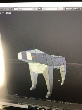 Blenderで犬をモデリングしているのですがミラーで作っている途中で頭を作 Yahoo 知恵袋