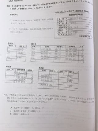 情報処理検定1級の問題です 問一が分かりません 答えは イ です お願いしま Yahoo 知恵袋