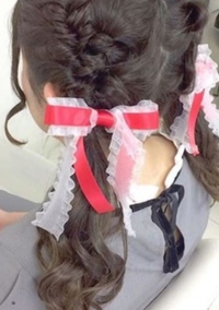 リボンを混ぜての編み込みをしたいのですがリボンの長さはどれく Yahoo 知恵袋