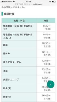 明日東進のセンター模試を受けるものです 時間割とかはネットで Yahoo 知恵袋