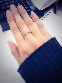 右手 の 中指 指輪