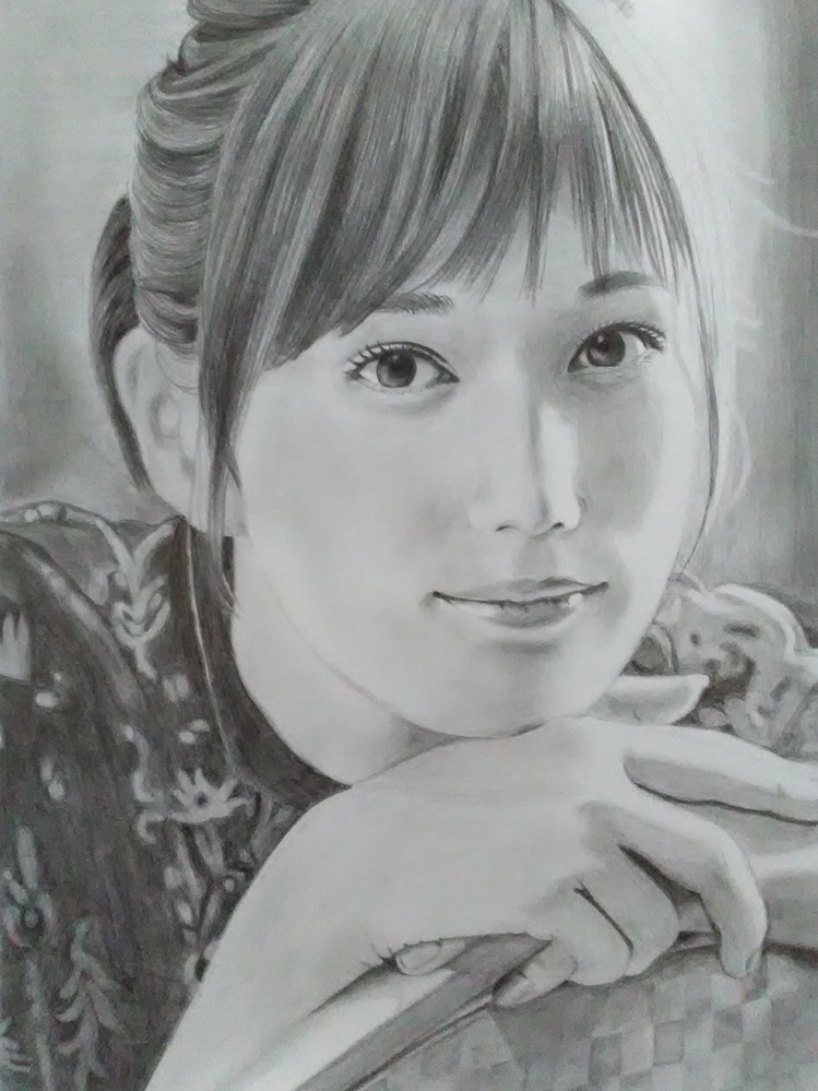 『女性』人物の鉛筆画 A2相当 2e043c8b27a96340a7c7d39e94afaa