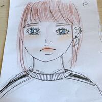 気持ち悪い絵でごめんなさい すごく下手です 中2女子です Yahoo 知恵袋