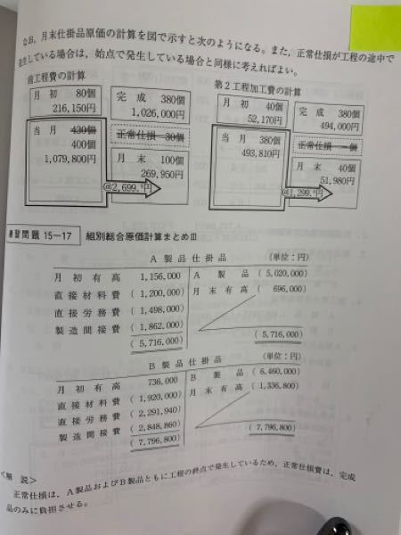 簿記検定2級の仕損品について質問です。仕損品が工程の終点で発生し... - 教えて！しごとの先生｜Yahoo!しごとカタログ