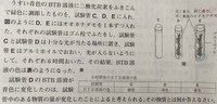 理科のオオカナダモを使った光合成の実験についての質問です ｂｔｂ溶 Yahoo 知恵袋