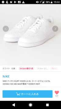 Nikeのコートビジョンとエアフォース1ってサイズ感同じですか Yahoo 知恵袋