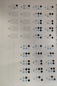 この数学の問題が分かりません 点字に関わる問題なのですが Yahoo 知恵袋