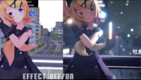 Sour式鏡音リンにraymmdを入れたら目が暗くなったのですがど Yahoo 知恵袋