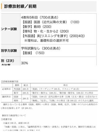 群馬県立県民健康科学大学の入試科目ついての質問です 写真の上がパスナビ Yahoo 知恵袋