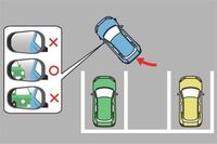 バック駐車が大の苦手です 家の車庫に目印をつけたいのですが もし左側の Yahoo 知恵袋