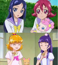 ドキドキ プリキュア の マナりつ と 魔法つかいプリキュア の みらリ Yahoo 知恵袋