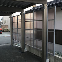 カーポートサイドパネル自作でぐぐってみると作ってる人沢山いるんです Yahoo 知恵袋