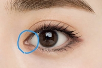 私は一重で画像の丸で囲んだピンクの部分が全く見えないんですけど そ Yahoo 知恵袋