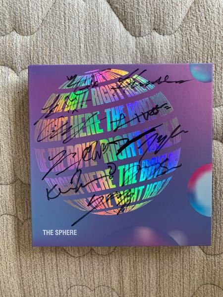 theboyzのサイン入りアルバムなのですがどれが誰のサインかわか