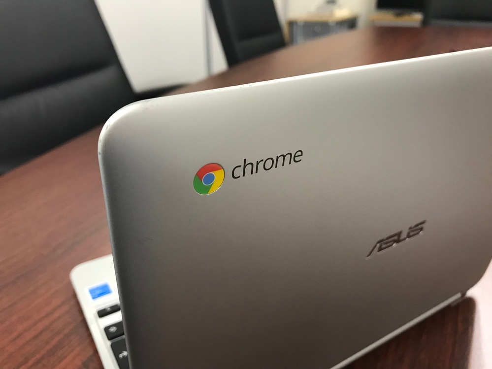 質問があります。私は、ChromeBookというノートパソコンを使ってい 