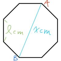 八角形の一辺の長さを求める公式を教えてください 例えば1700の正方形で Yahoo 知恵袋