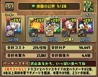 パズドラです このパーティで修羅の幻界って勝てますか なんか Yahoo 知恵袋