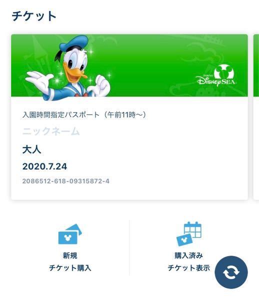 ディズニーチケットのこの日付の下の番号ってどんな意味があるのですか