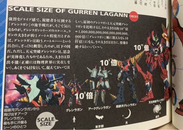 グレンラガンの大きさについて 先日紅蓮篇と螺巌篇劇場同時上映を見てきて Yahoo 知恵袋