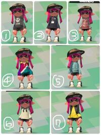 どの服が一番可愛い 頭と靴に合ってると思いますか スプラトゥ Yahoo 知恵袋