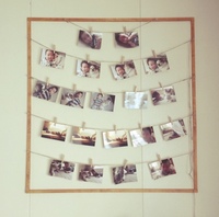 この写真のような 紐に写真をぶら下げるセット みたいなのって100 Yahoo 知恵袋