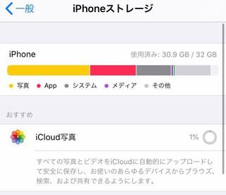 Iphoneのストレージが写真でいっぱいになったので Icloudのストレー Yahoo 知恵袋