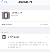 このiphone内 と言う項目を軽くする方法はないでしょうか ど Yahoo 知恵袋