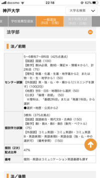 神戸大学法学部の受験科目について 現在高校二年生で 神大法学部を志望校として Yahoo 知恵袋