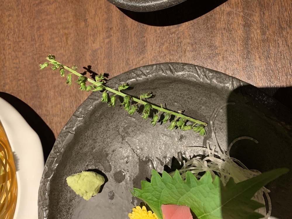 お刺身について来た緑色の植物は何ですか 食べられるものですか Yahoo 知恵袋