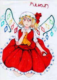 東方のフランちゃんを描いて コピックで塗りたいと思っているのですが大体何色 Yahoo 知恵袋