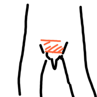 なるべく違反にならない程度に雑に書いたんですが 男性器の上の部分 Yahoo 知恵袋