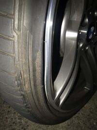 ホイール歪みについてです。 - 先日、道路の凹みに気づかずホイール 
