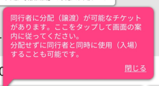 ローチケこれって 私のスマホで一緒に入場すれば同行者はローチケアプ Yahoo 知恵袋