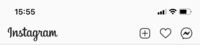 インスタの右上のNみたいなマークって何ですかね？DᎷのマークが今朝急にこうなっていました。 