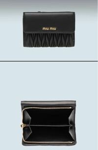 ルイ・ヴィトンで下の写真のような財布はありますか？？ 新しい財布が欲しくてサイズ的にも形的にもMIUMIUのこの下の財布が、欲しいと思っているのですが
同じような形でルイ・ヴィトンにはありますか？？