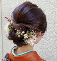 成人式でこのヘアアレンジをしたいと思っているのですが お花の名前が Yahoo 知恵袋