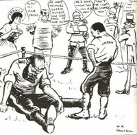 日露戦争の風刺画です これの作者を教えてください どの国の人が描いたと Yahoo 知恵袋