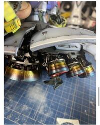 ガンプラ初心者です Rgジオング制作中で ネットで見つけたこのバーニア Yahoo 知恵袋