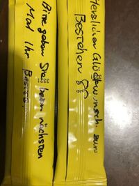 受験の応援メッセージでドイツ語で友達が書いてくれたんですけど読めないです Yahoo 知恵袋