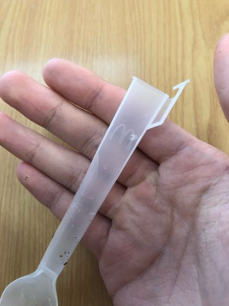 マクドナルドの マックフルーリーに付いてきたこのスプーンの持ち手の Yahoo 知恵袋