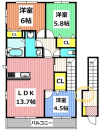この春からメゾネットタイプのアパートに住みます 玄関からすぐ階段で 2階が住居ス 教えて 住まいの先生 Yahoo 不動産