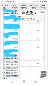 家族がdocomoカードゴールドを使っています 明細を確認したら本会員 Yahoo 知恵袋