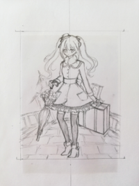 イラストの添削をしていただきたいです 身体のバランス かばん Yahoo 知恵袋